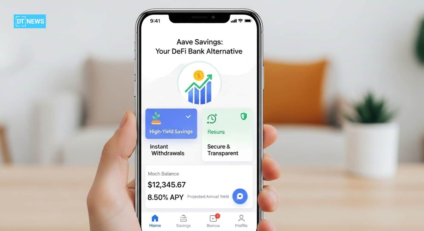 Aave Launches DeFi Aave Savings App That Feels Like a Real Bank