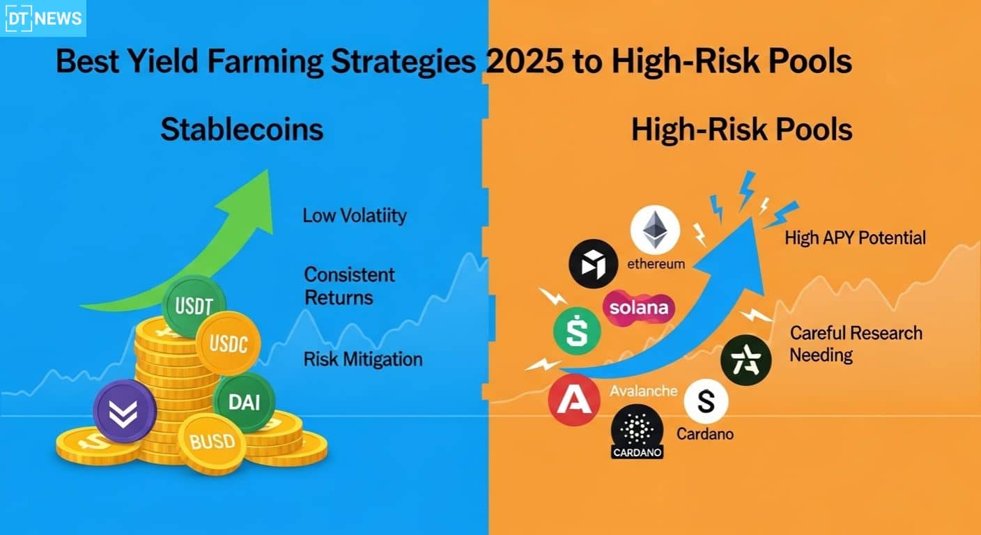 Best Yield Farming Strategies 2025: From Stablecoins to High-Risk Pools