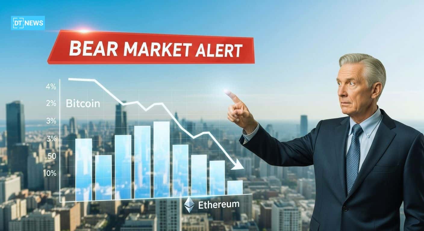 Crypto Bear Market Alert: Peter Schiff Flags Bitcoin and Ethereum Downturn