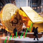 Bitcoin vs Ouro: Inversão de Papéis Enquanto o Ouro Cai para Mercado de Baixa com Declínio de 22%