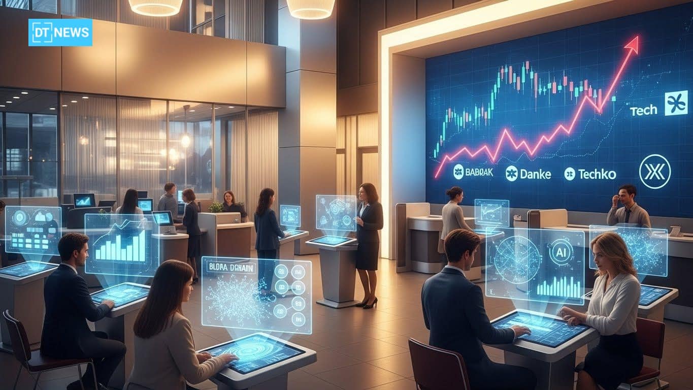 How Tom Lee Sees AI and Blockchain Turning Banks Into the “Next Mag 7”