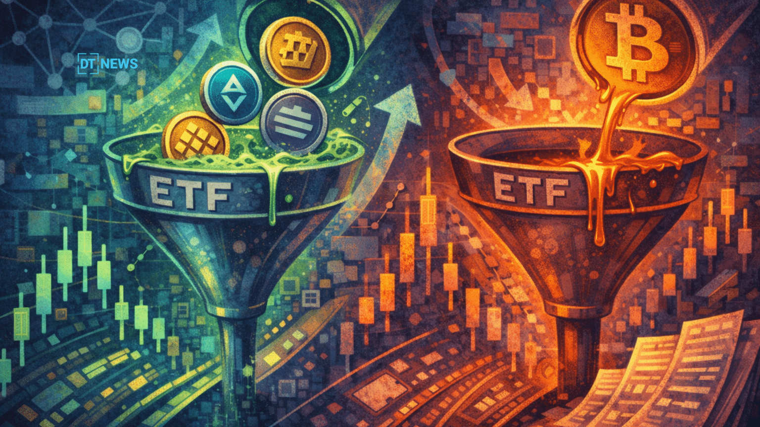 Altcoin ETF Inflows Rise But why Bitcoin ETFs Turn Negative