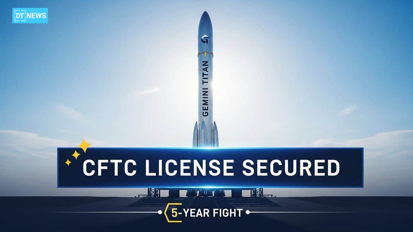 Gemini Titan Wins CFTC Approval to Launch Regulated U.S. Prediction Market 25 Gemini Titan Secures CFTC Prediction Market License After 5-Year Fight
