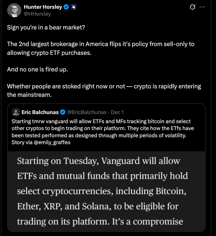 Vanguard Approves Crypto ETF Trading for 50 Million Clients 25 Vanguard Crypto ETF Breakthrough