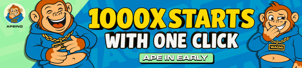 Early Eyes Lock on the Apeing Whitelist as a 100x Meme Coin Forms While Dogecoin and Shiba Inu Hold Structure 26 image 469