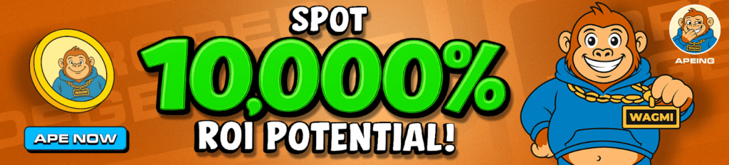 Crypto Attention Shifts as DOGE and BONK Retrace, Apeing Signals Strength Among the Best 1000x Altcoins to Watch Now 26 image 493