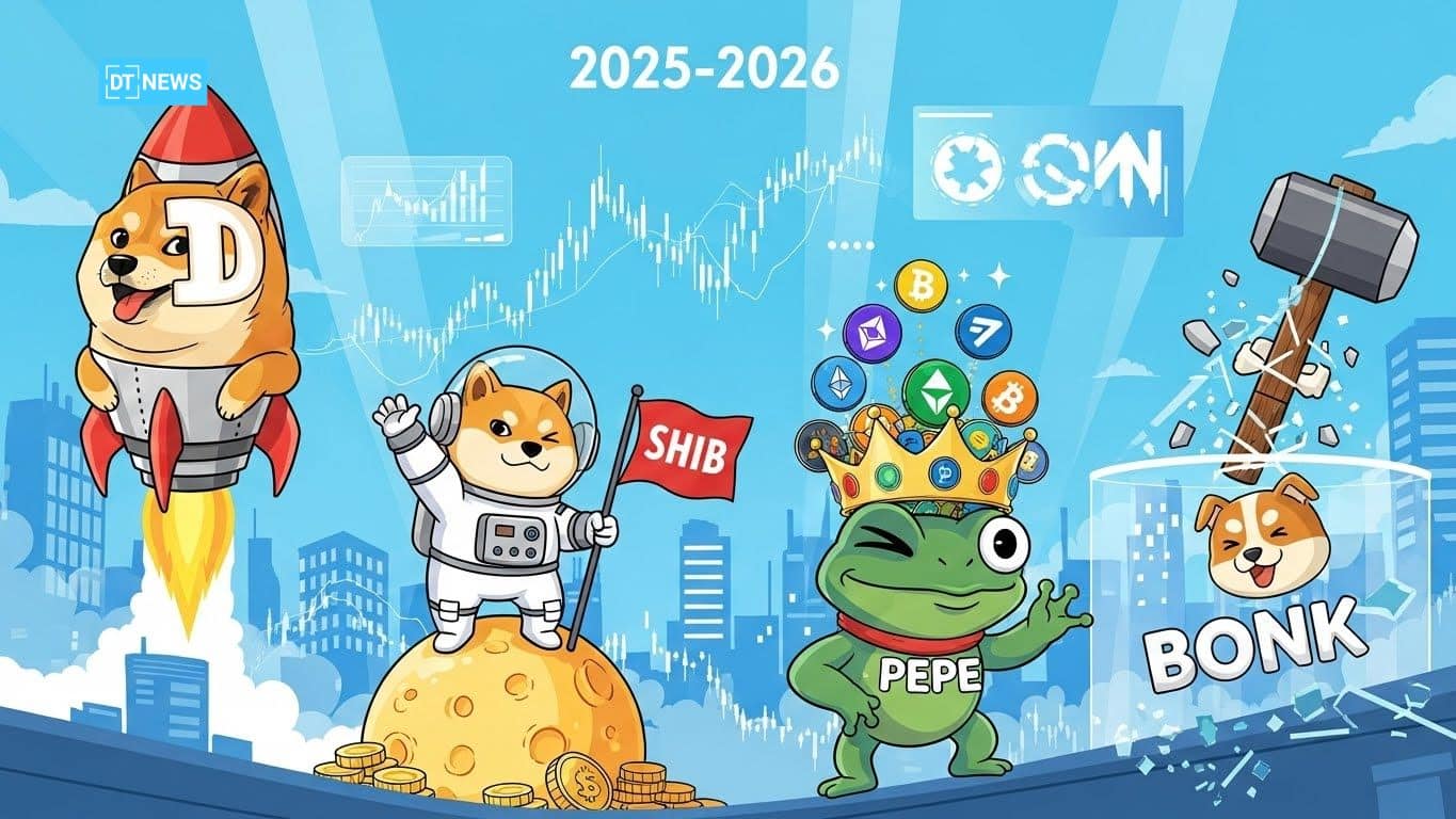 Meme Coin Market in 2025–2026: Why Dogecoin, SHIB, PEPE and BONK Still Matter