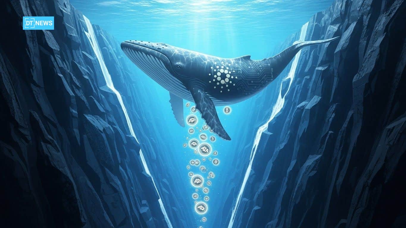 Cardano Whale Accumulation Tightens Supply as ADA Slips Into Descending Channel