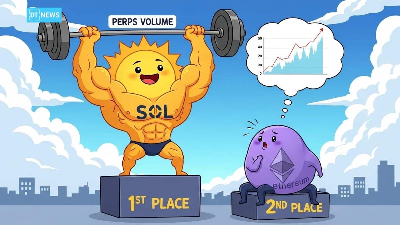 Solana Perps Volume Surpasses Ethereum as Derivatives Demand Builds