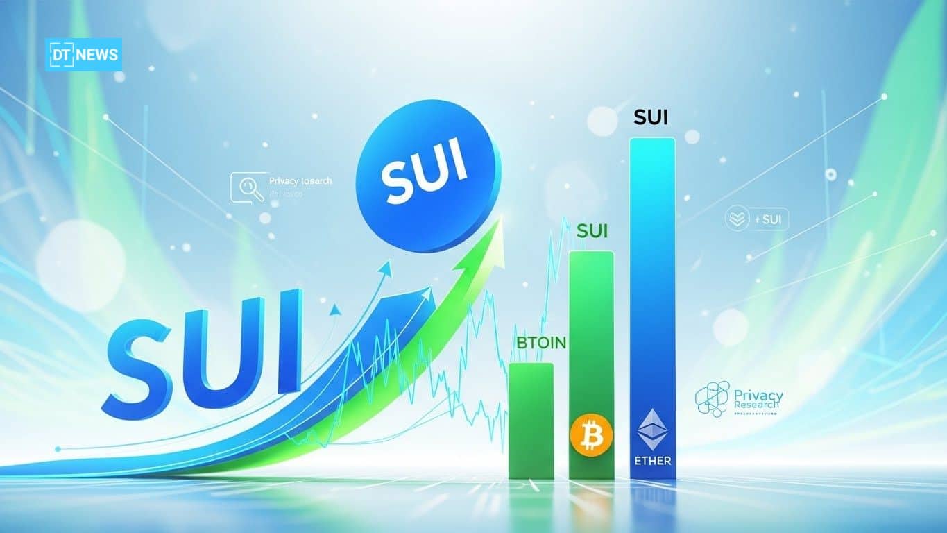 Sui Tops Bitcoin and Ethereum During Privacy-Focused Upgrade Push 25 Sui Token Surges on Sui Privacy Research Outpacing Bitcoin and Ether