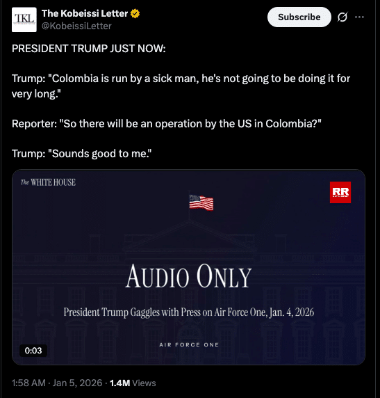 Trump Talks Troops, Bitcoin Talks $93K 24 Crypto Markets React Amid Trump Military Action Threats
