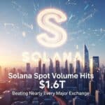Solana Spot Volume Hits $1.6T Beating Nearly Every Major Exchange