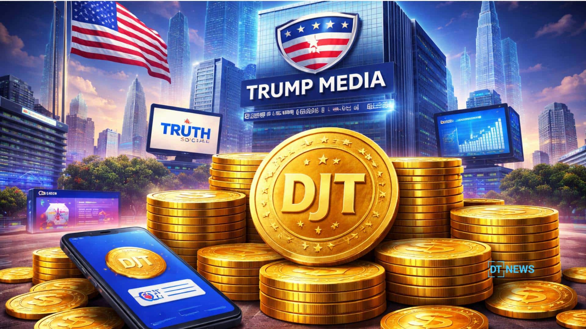 Trump Media Unveils 11 DJT Token Airdrop for Stockholders