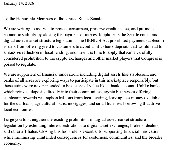 GENIUS Act Stablecoin Loophole Spurs US Bank Backlash