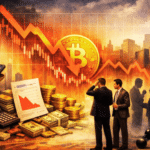 Bitcoin Cai Abaixo dos 75 Mil Dólares com Queda do Mercado Cripto a Gerar 2,5 Mil Milhões de Dólares em Liquidações