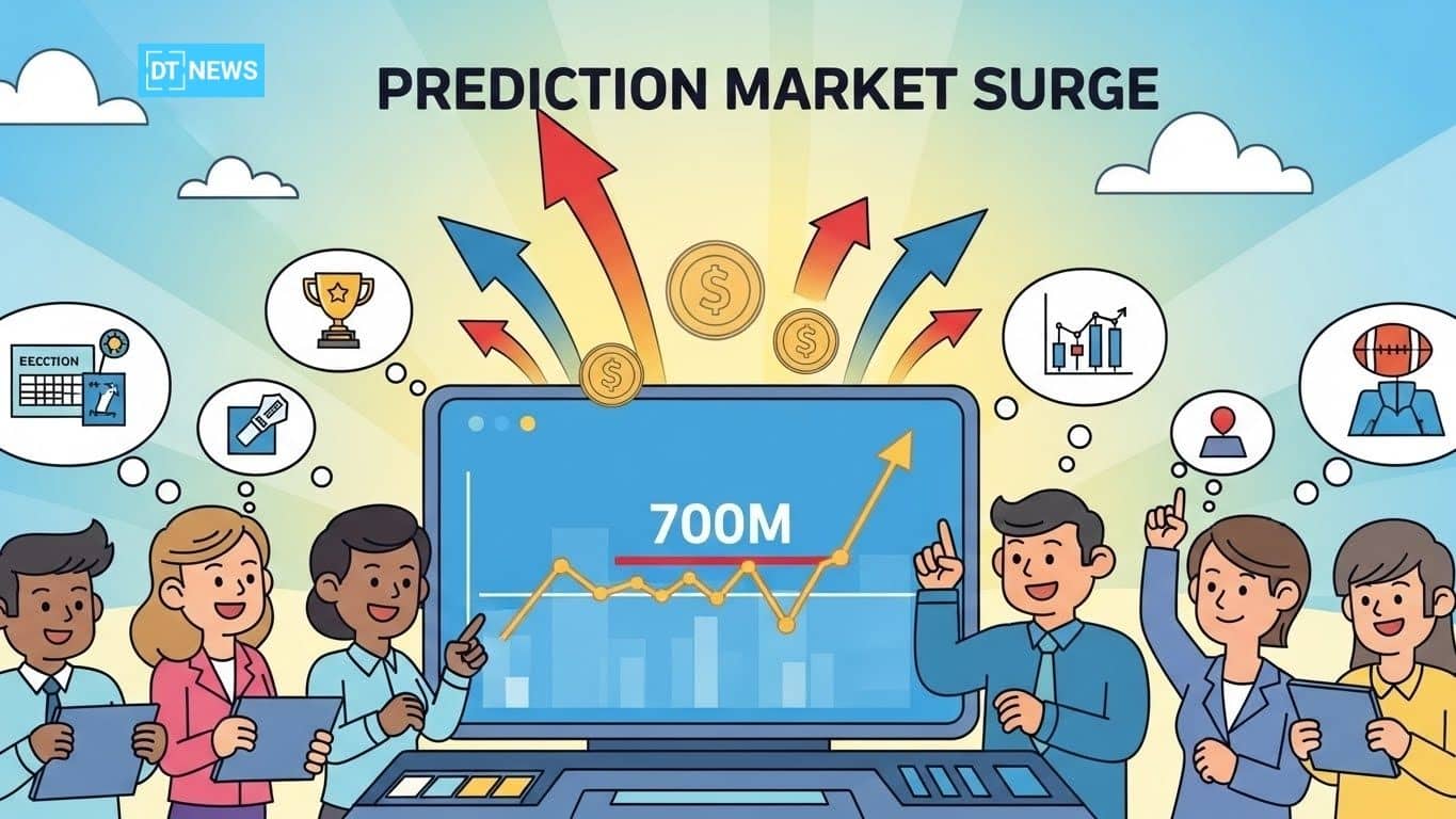 Prediction Markets Cross $700M in Daily Trades Amid Regulatory Battles