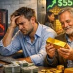 Bitcoin ETFs Bleed While Gold Demand Surges to $555B in 2025