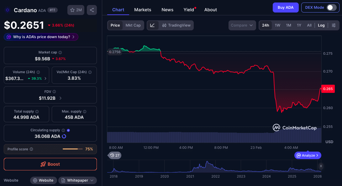 Grayscale Lifts Cardano Allocation Above 20% Amid ADA Weakness 47 Why is Cardano Institutional Demand Rising While ADA Price Sleeps