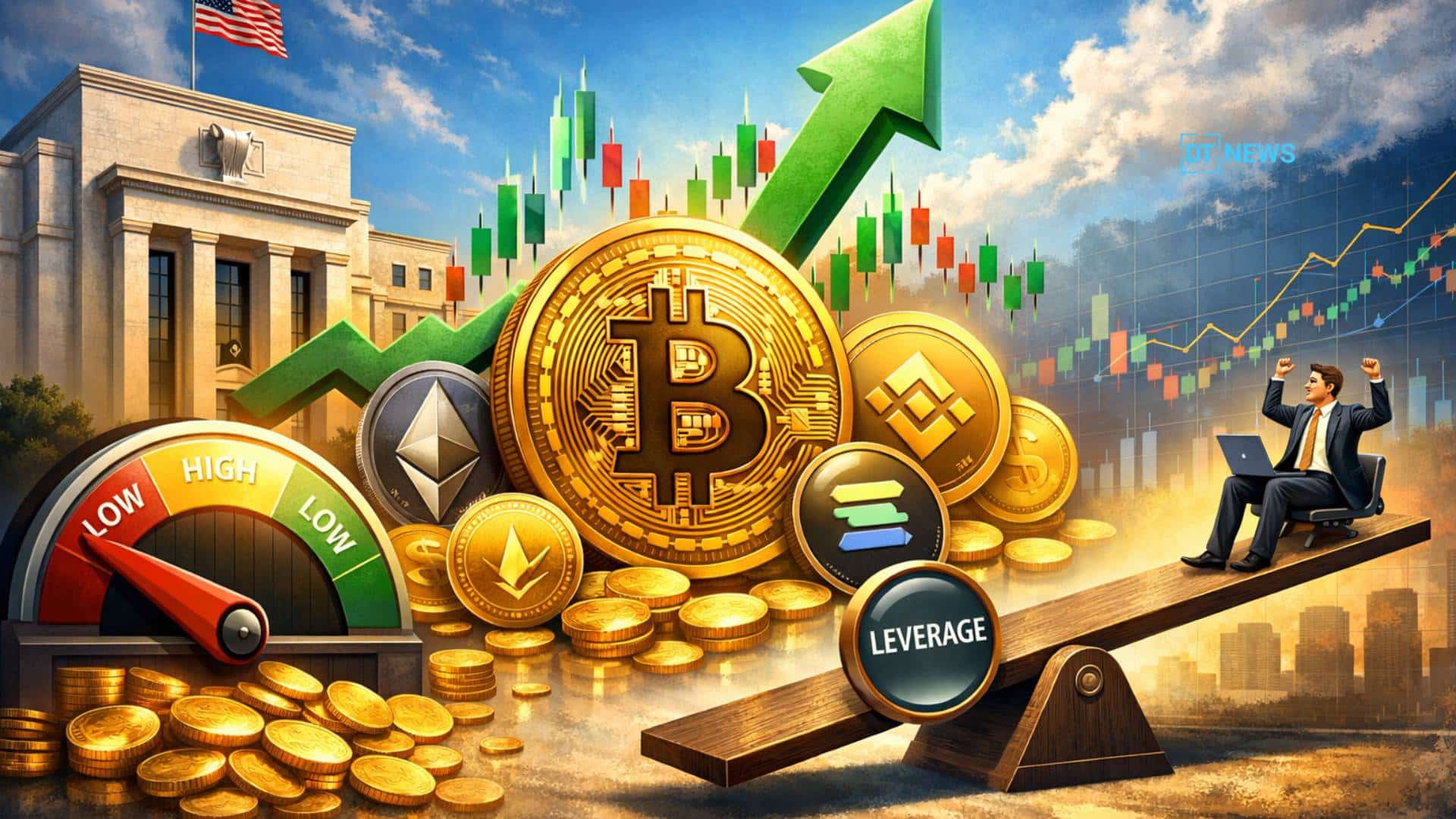 What a Fed Rate Cut Means for Bitcoin, Altcoins, and Market Leverage