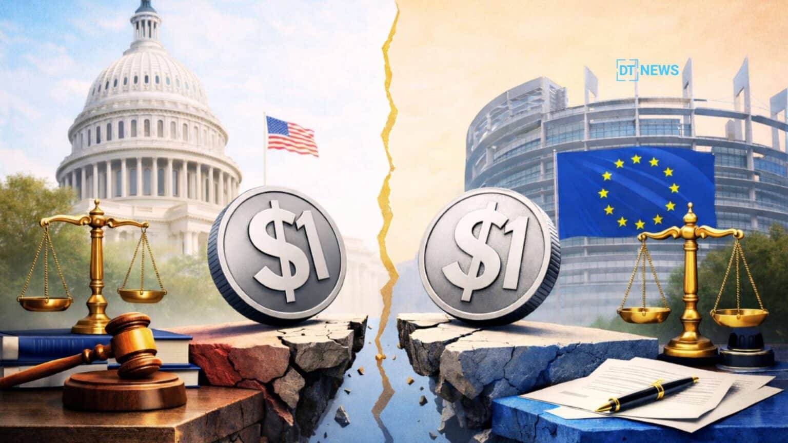 GENIUS Act vs MiCA Stablecoins: A Two-Tier Market Emerges