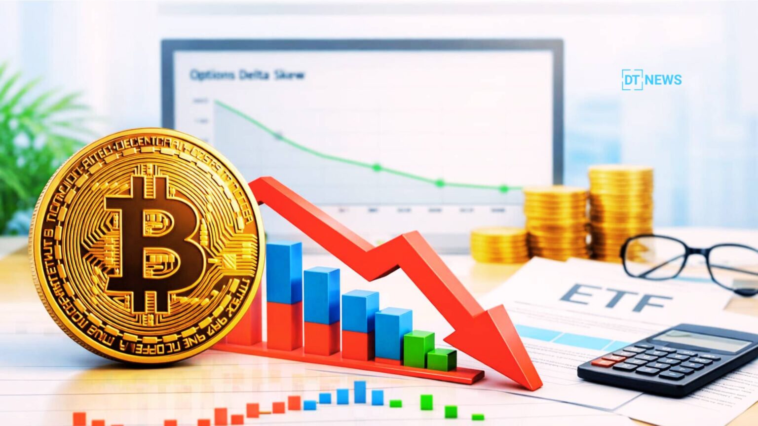 Bitcoin Options Delta Skew Hits 13% as Traders Hedge Lower Prices