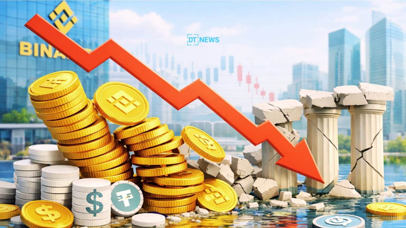 Binance Stablecoin Reserves Drop 18% Amid Liquidity Crunch