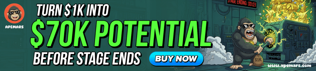 Top Crypto to Buy Now? APEMARS Stage 9 Rockets Amid Community Driven Meme Coins While SPX6900 and Mogcoin See Activity 46 image 370