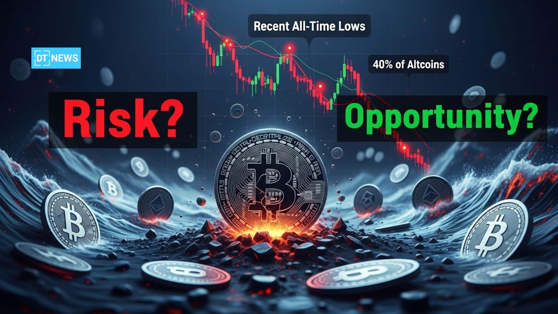 Altcoins Near All-Time Lows: 40% of Market Hits Extreme Stress as Liquidity Fragments