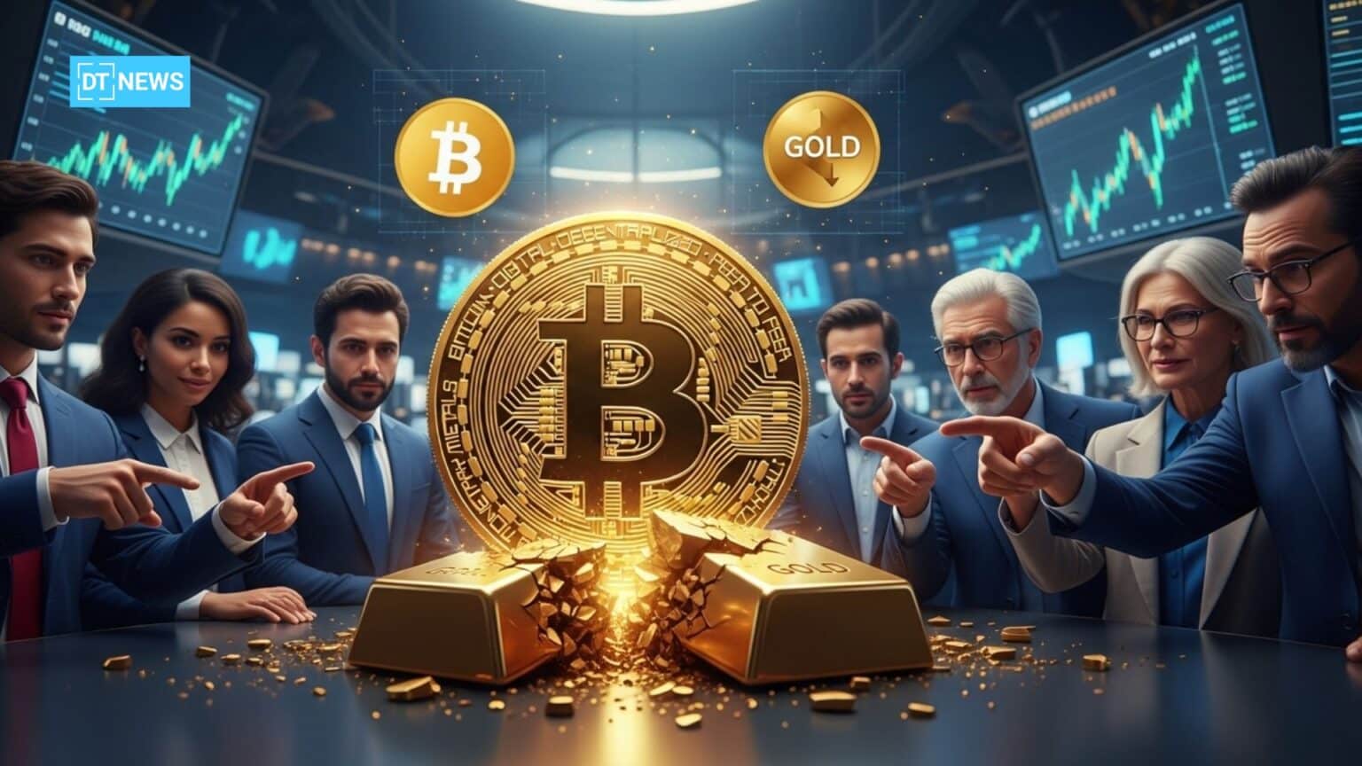 Bitcoin vs Gold Flips as Gold Crashes Into Bear Market With 22% Decline