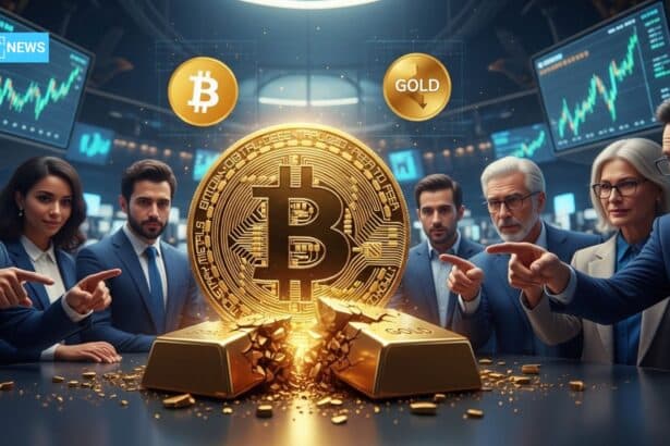 Bitcoin vs Gold Flips as Gold Crashes Into Bear Market With 22% Decline