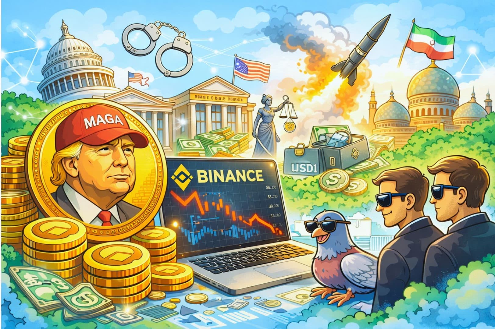 Trump memecoin crash