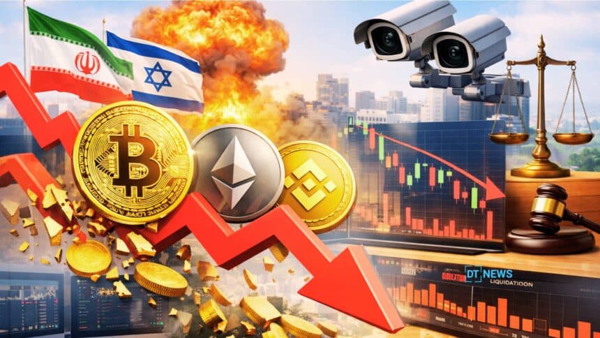 Crypto Market Sell-Off: Iran–Israel Crisis Triggers $500M Liquidations, Security Risks, and Regulatory Crackdown