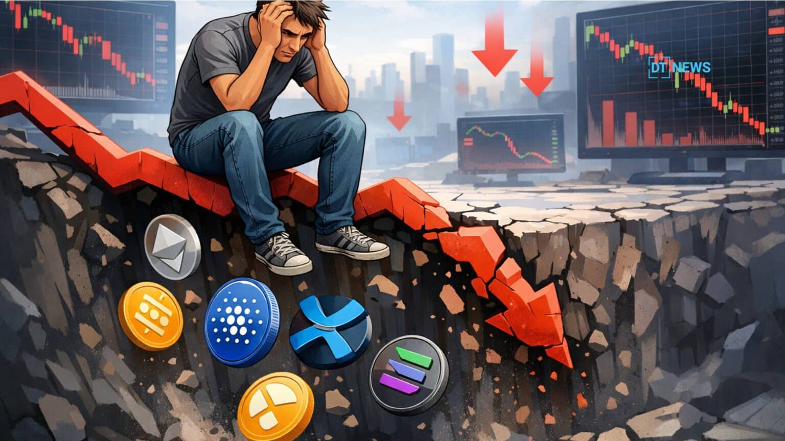 Altcoin Stress Hits Extreme Levels as 38% Near Record Lows