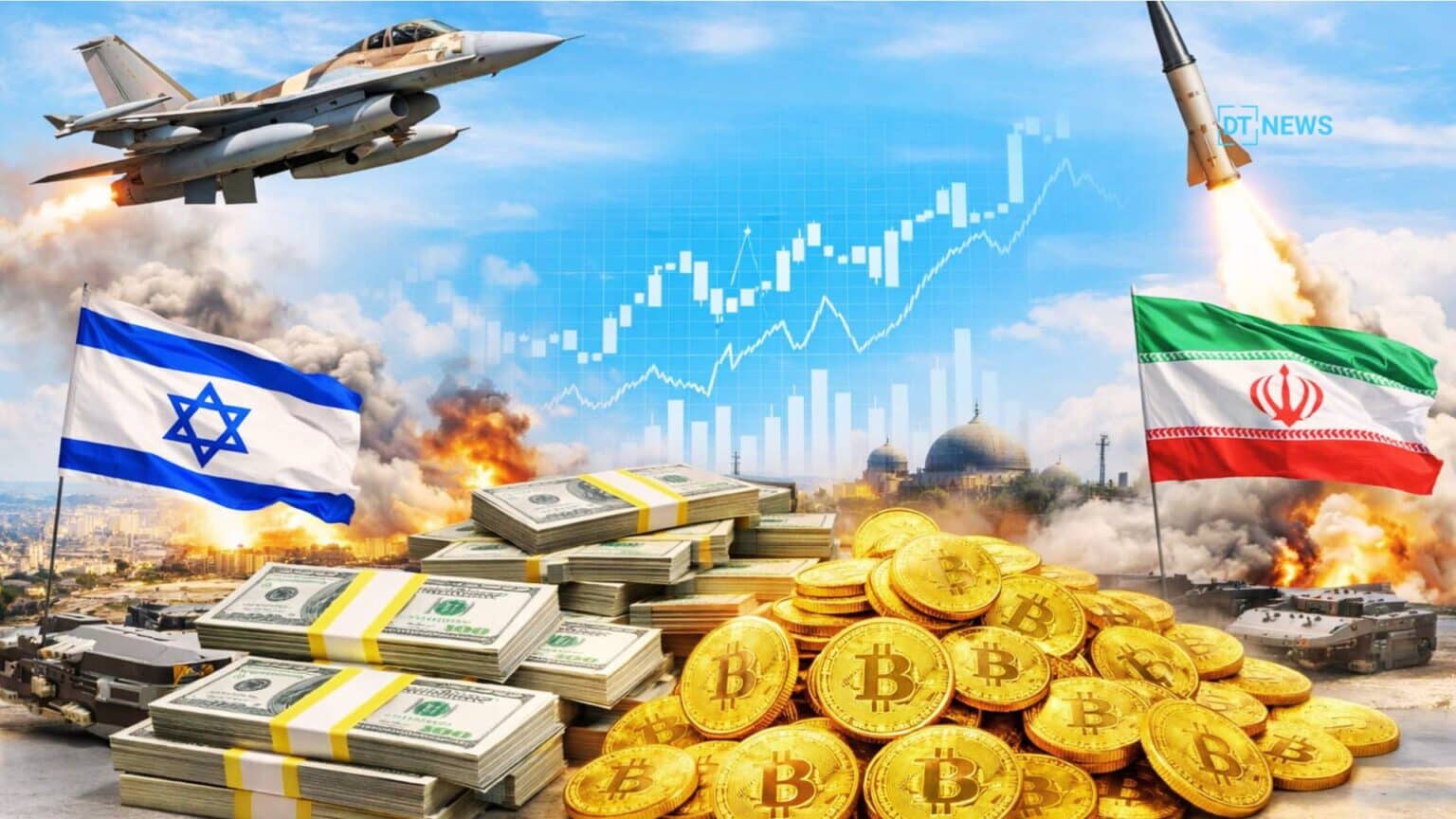 Israel-Iran War Cost Skyrockets to $2.9B Weekly: Equivalent to 41,300 BTC