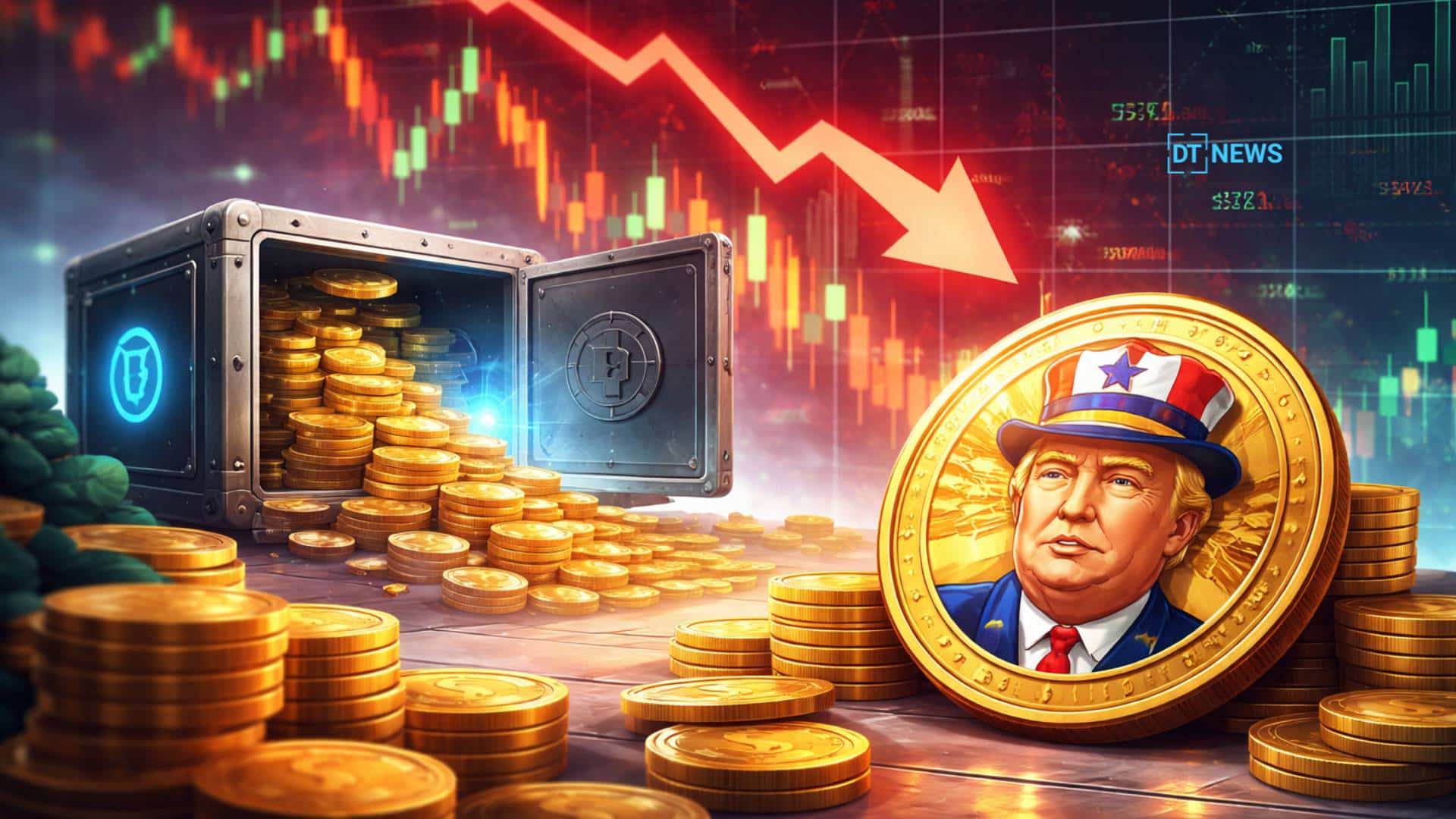 TRUMP Price Wobbles After $23.18M Token Move Raises Supply Fears