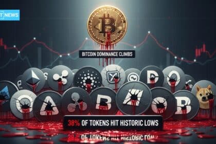 Altcoin Market Bleeds as 38% of Tokens Hit Historic Lows While Bitcoin Dominance Climbs