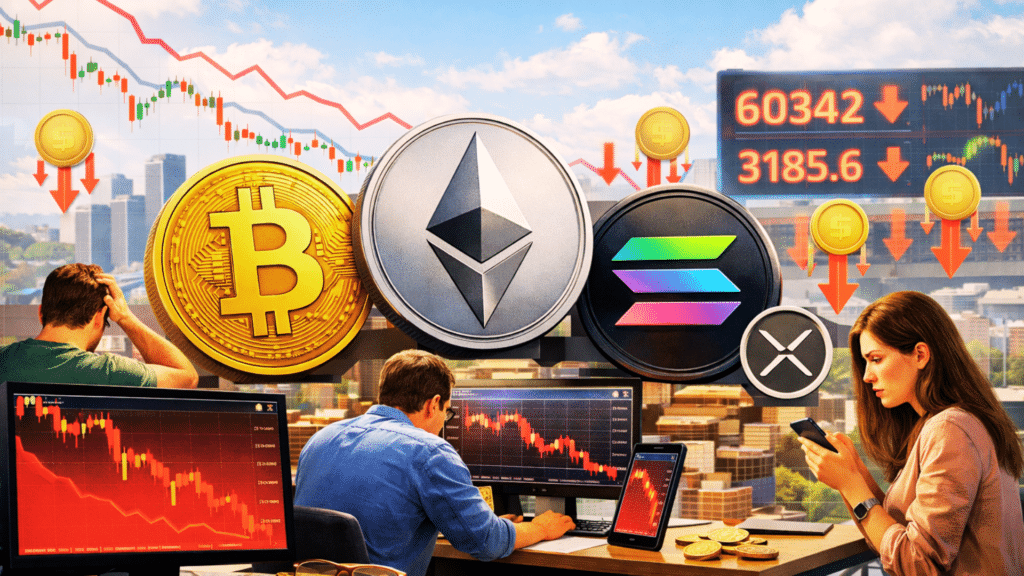 Crypto market sell-off