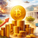 Preço do Bitcoin sobe após cessar-fogo, com queda do petróleo e probabilidades de impeachment a 64%