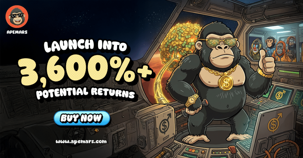 Top 7 Best Cryptos for Beginners and the Next 1000x Meme Coin: How APEMARS Stage 13 Leads With 3694% Gains 47 image 657