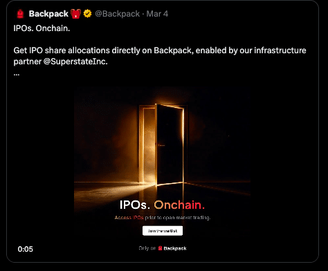 Crypto On-Chain IPO Access: Tokenized IPO Shares for All