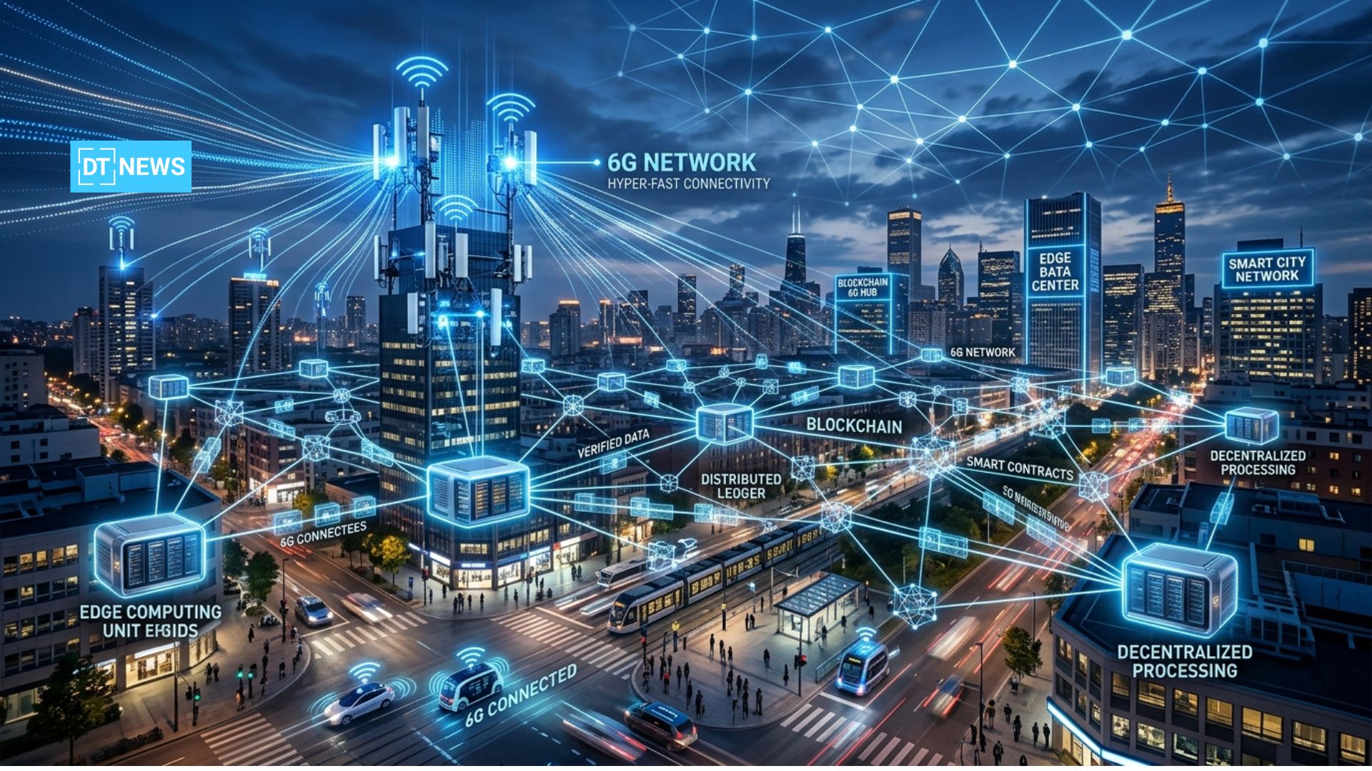 How Will Blockchain 6G Network and Edge Computing Transform the Internet?