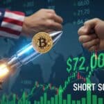 Bitcoin Short Squeeze Wipes $427M as US-Iran Ceasefire Sends BTC Past $72K