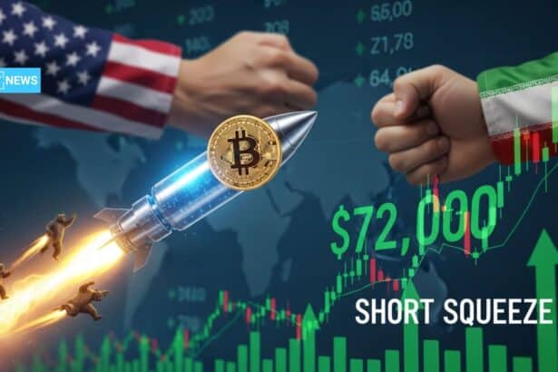 Bitcoin Short Squeeze Wipes $427M as US-Iran Ceasefire Sends BTC Past $72K