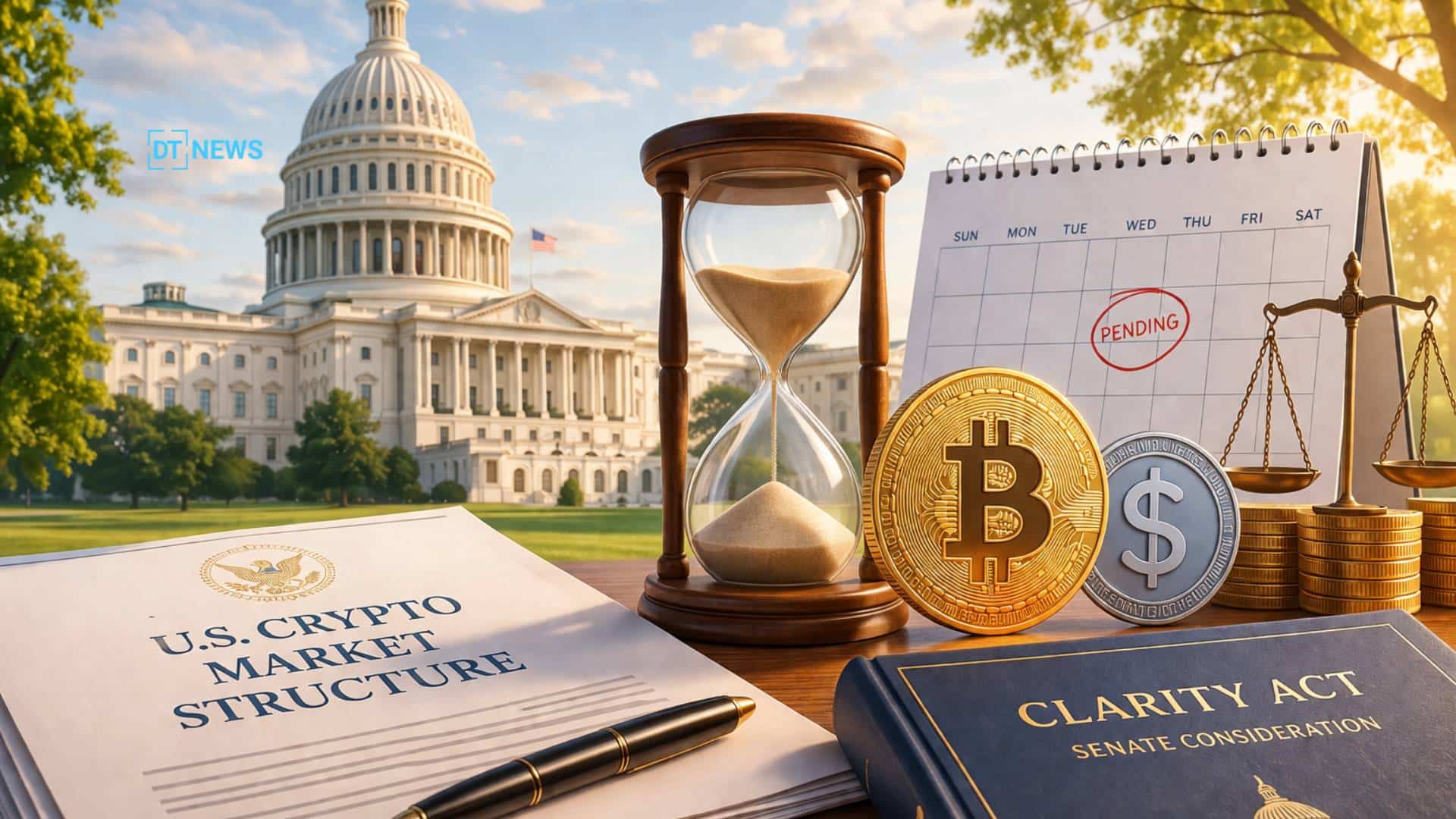 How CLARITY Act Delay Puts Fresh Pressure on U.S. Crypto Rules