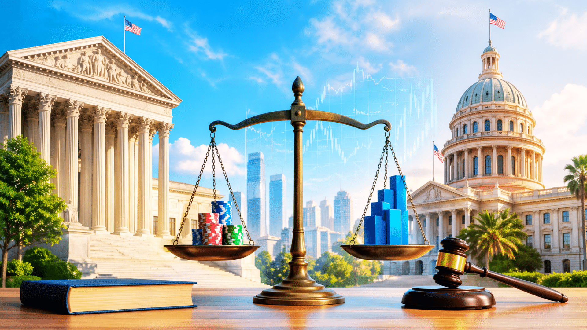 Os mercados de previsão enfrentam um confronto jurídico histórico, com a CFTC a contestar Illinois