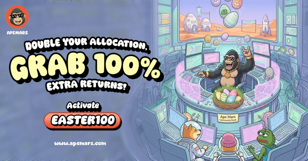 Principais criptomoedas para comprar este mês: APEMARS $ 5 mil desbloqueia potencial de $ 279 mil com bônus EASTER100 enquanto Pump.fun diminui e Pippin ganha 3 image 208