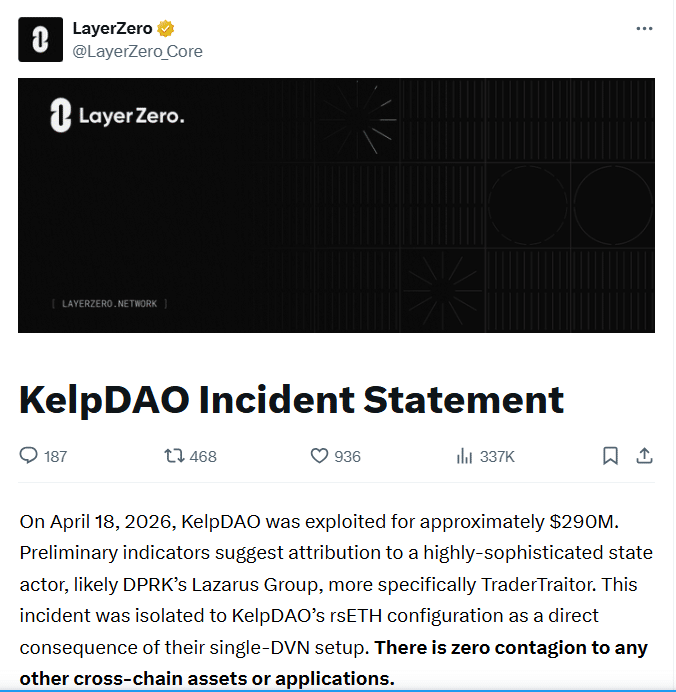 KelpDAO Exploit Drains $294M, Shakes DeFi Across 20+ Chains