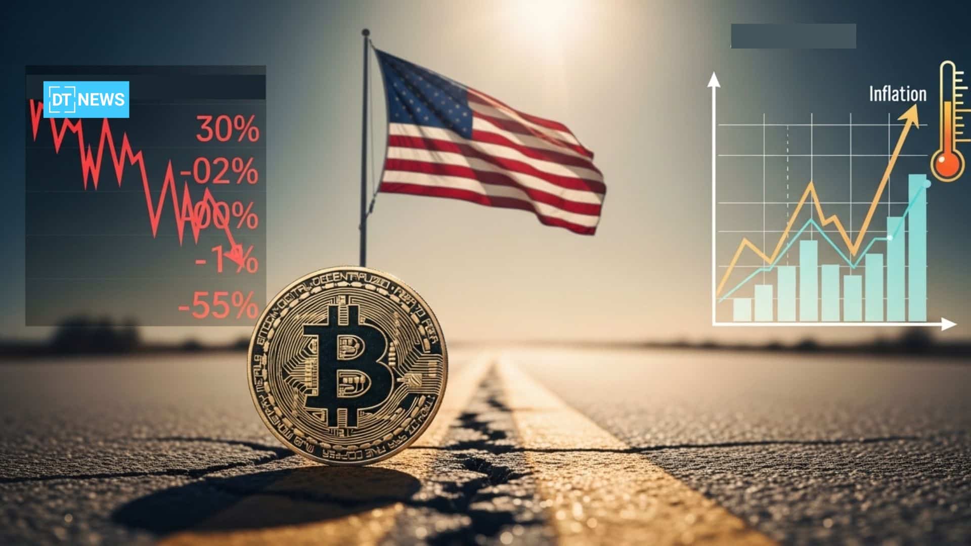 U.S. Economy Stalls While Inflation Stays Hot, Leaving Bitcoin Outlook in a Tight Spot