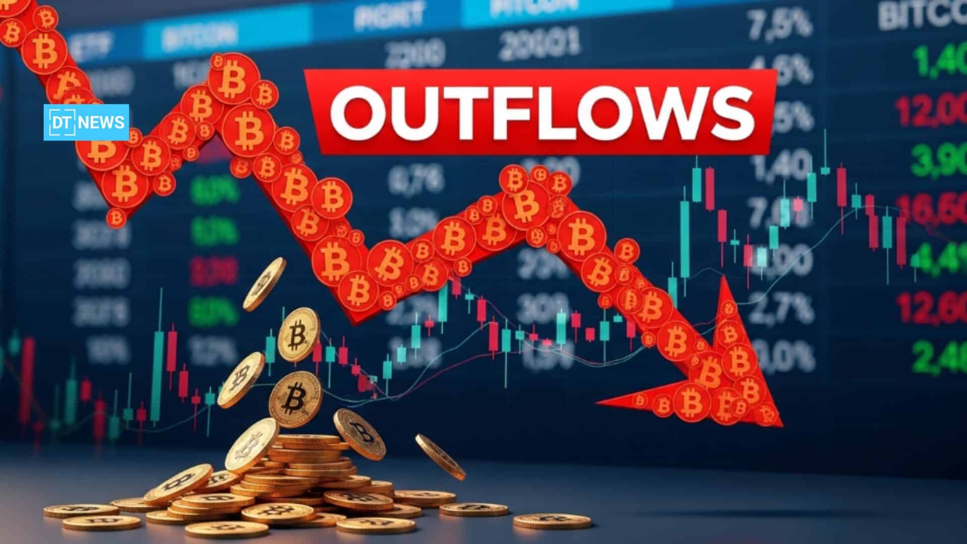 Bitcoin ETF Outflows Top $1.26 Billion as Institutions Pull Back